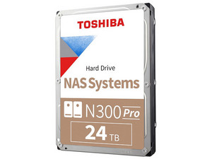 Disco Duro HDD, Toshiba, N300 Pro NAS, 24TB, 7200 RPM, 1GB Cache, SATA III 6Gb/s.