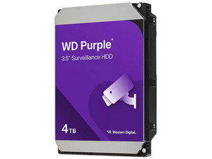 Disco Duro Western Digital Purple de 4TB, Para Videovigilancia, 128MB, SATA III (6.0 Gb/s).