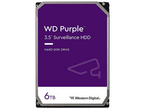Disco Duro Western Digital Purple 6TB, Caché 128MB, 5640RPM, SATA III (6.0 Gb/s).