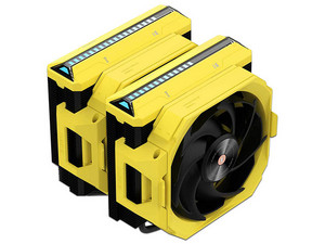 Disipador y Ventilador Alseye W700 Pro, 3000 RPM, Soporta Socket Intel LGA 1700 - 1200, AMD AM5 y AM4, Color Amarillo.