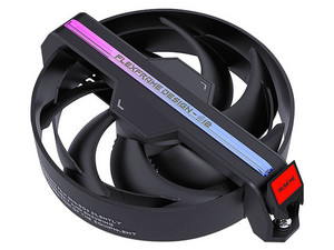 Ventilador ALSEYE DM12 B, 120mm, 1600 RPM, ARGB, Color Negro.