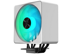 Disipador y Ventilador APNX AP1-V ARGB, Socket Intel 1700, 1200, 115x y AMD AM4, AM5. Color Blanco.