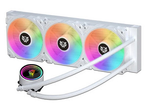 Sistema de Enfriamiento líquido Balam Rush Hydrox Pro HX30, ARGB, 360mm, Color Blanco.