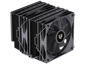 Enfriamiento de Aire Balam Rush Heliux Expert HEX90, Doble Disipador, 120mm, Compatibilidad AMD e Intel, Hidrodinámico, Ruido 37.1 dB, Conector PWM, 6 Pipas, 2 Ventiladores, Color Negro