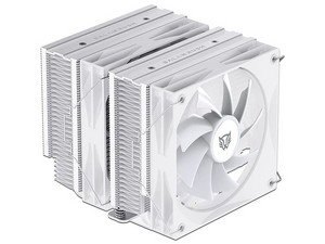 Enfriamiento de Aire Balam Rush, Heliux Expert HEX90, Doble Disipador, TDP 295W, Compatibilidad AMD e Intel, Hidrodinámico, 6 Pipas, 2 Ventiladores, Conector PWM, Ruido 37.1 dB, Color Blanco.