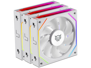 Kit 3 Ventiladores 120mm EOLOX LINK EXL95 Balam Rus Legend Series, ARGB, 800-1800 RPM, 47.2 CFM.