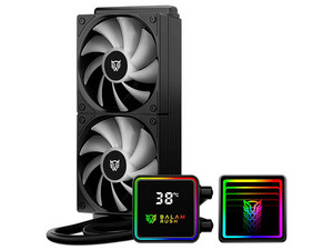 Sistema de Enfriamiento Líquido Balam Rush Cryo Prism 240, Pantalla de Temperatura, 240mm, Color Negro.
