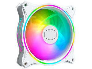 Ventilador Cooler Master MASTERFAN MF120 HALO, de 120 mm, con iluminación LED RGB direccionable.