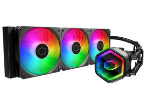 Sistema de Enfriamiento Líquido Cooler Master MasterLiquid 360 Core II, 360mm, Color Negro.
