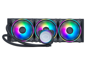 Sistema de Enfriamiento Líquido Cooler Master MasterLiquid ML360 Illusion con iluminación ARGB, 360mm. Color Negro.