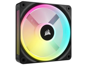 Ventilador Corsair ICUE LINK QX120 RGB de 120mm, Magnético. Color Negro