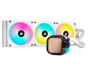 Sistema de Enfriamiento Líquido Corsair iCUE LINK H150i RGB de 360mm. Color Blanco.