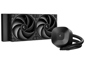 Sistema de Enfriamiento Líquido DeepCool LE240 V2 Zero Dark, 1600RPM, 240mm. Color Negro.