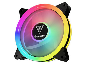 Ventilateur PC GAMDIAS Aeolus M2-1201 RGB – Neuf Sous Blister