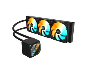 Sistema de Enfriamiento Líquido Gigabyte GAMING 360, 360mm, 2200 RPM, ARGB, Color Negro.