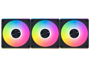 Kit de 3 Ventiladores Lian Li UNI FAN CL, 120mm, RGB, hasta 2150 RPM, Con Control Inalámbrico, Color Negro.