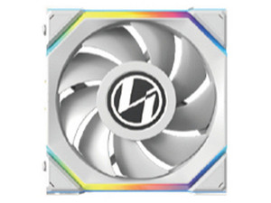 Ventilador Lian Li Uni Fan SL White, 120 mm, 350 a 1900 RPM, Silencioso, Iluminacion LED ARGB, Control LCD, Color Blanco.