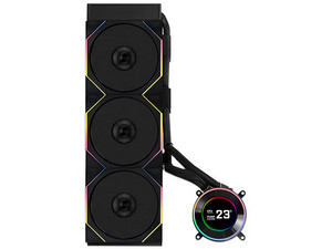 Sistema de Enfriamiento Líquido Lian Li HYDROSHIFT II LCD-C 360TL, Pantalla LCD de 2.1", 360mm, Color Negro.