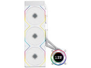 Sistema de Enfriamiento Líquido Lian Li HydroShift II LCD-C, Pantalla LCD de 2.1", 360mm, Color Blanco.