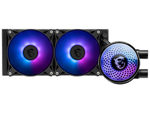 Sistema de Enfriamiento Líquido MSI CORELIQUID A12 240, Con Iluminación RGB, 240mm, Color Negro.