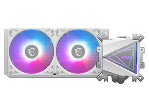 Enfriamiento Liquido MSI Mag Coreliquid I240 ARGB de 240mm. Color Blanco