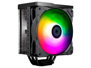 Disipador y Ventilador Munfrost Cold Wind ARGB, 120mm, 1650 RPM, Soporta Socket LGA 1700, 1366 y AMD AM4, Color Negro.