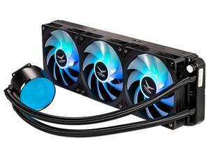 Enfriamiento Líquido Naceb Ártico 360, Para CPU, 3 Ventiladores 120 mm, Hasta 1800 RPM, Negro.