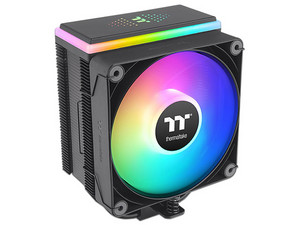 Disipador y Ventilador Thermaltake Astria 400 ARGB de 120mm, Compatible con Intel LGA 1200 / 115x / 1700 / 1851 y AMD AM4 / AM5, Color Negro.