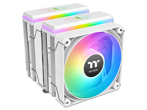 Disipador y Ventilador Thermaltake Astria 600 ARGB de 120mm, Compatible con Intel LGA 1200 / 115x / 1700 / 1851 y AMD AM4 / AM5, Color Blanco.