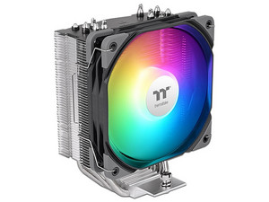 Disipador y Ventilador Thermaltake UX500 ARGB de 120mm, Compatible con Intel LGA 1200 / 115x / 1700 / 1851 y AMD AM4 / AM5, Color Negro.