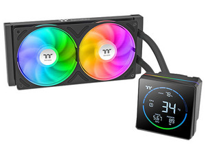 Sistema de Enfriamiento Liquido Thermaltake TH240-S V3, 240mm, ARGB, hasta 2500 RPM, Color Negro.