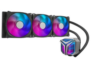 Enfriamiento Líquido Yeyian Infinity 360mm ARGB con Soporte para Sockets LGA 1700 y AM5, Incluye 3 Ventiladores con Iluminación RGB. Color Negro.