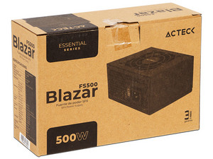 Fuente de Poder Acteck Blazar FS500 de 500W para Gabinete Slim Micro-ATX