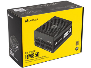 Fuente de poder para PC Corsair RM Series RM850 850W black 100V/240V