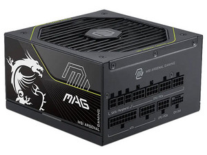 Fuente de Poder Modular MSI MAG A1200PLS PCIE5 de 1200W, 80 Plus Platinum. Color Negro.
