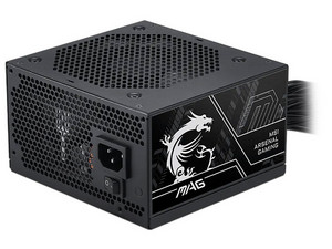 Fuente de Poder MSI MAG A750BN PCIE5 III de 750W, 120 mm, 80 PLUS Bronze. Color Negro. 