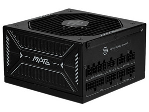Fuente de Poder Modular MSI MAG A850GLS PCIE5 de 850W, 80 Plus GOLD, Color Negro.
