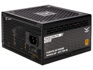 Fuente de Poder Modular NACEB Pulse Core de 750W, 80 Plus Bronze. Color Negro.