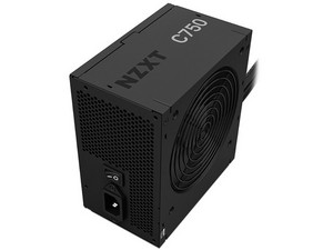 Fuente de Poder NZXT C750 de 750W, ATX, 80 Plus Bronze. Color Negro.