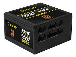 Fuente de Poder Modular Ocelot Gaming de 650W, ATX, 80 PLUS Bronze.