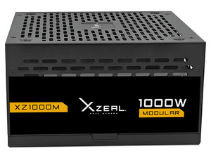 Fuente de Poder XZEAL XZ1000M de 1000W, ATX Modular, 80 PLUS Gold, Color Negro.