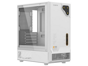 Gabinete Alseye Rams 1.0, Mini-Tower, Mini-ITX, No Incluye Fuente de Poder. Color Blanco.
