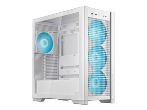 Gabinete Gamer ASUS TUF GAMING GT302 ARGB, Mid-Tower, E-ATX (No incluye fuente de poder). Color Blanco.