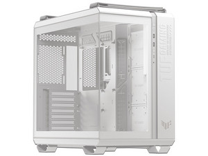 Gabinete ASUS TUF Gaming GT502 Horizon, Mid Tower, ATX, No Incluye Fuente de Poder. Color Blanco.
