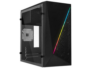 Gabinete Micro Slim Acteck KIOTO GC460, Micro-ATX con fuente de 500W.