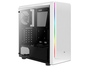 Gabinete Gamer Aerocool Rift Wg Atx Sin Fuente De Poder Color Blanco