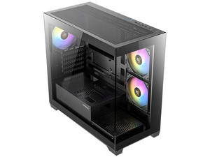 Gabinete Antec CX300M ARGB, Mini-Tower, Micro-ATX, (No Incluye Fuente de Poder), Color Negro.