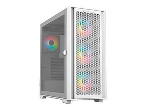 Gabinete Gamer Balam Rush Carbono Twin Mate 7000, ATX, (No incluye fuente de poder). Color Blanco.