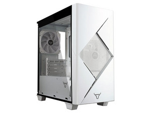 Gabinete Gamer Batauro Enfiniti, Micro-ATX, (Sin fuente de poder). Color Blanco.