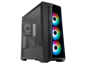 Gabinete Gamer Cooler Master MB520, Mid-Tower, ATX, (no incluye fuente de poder), Color Negro.